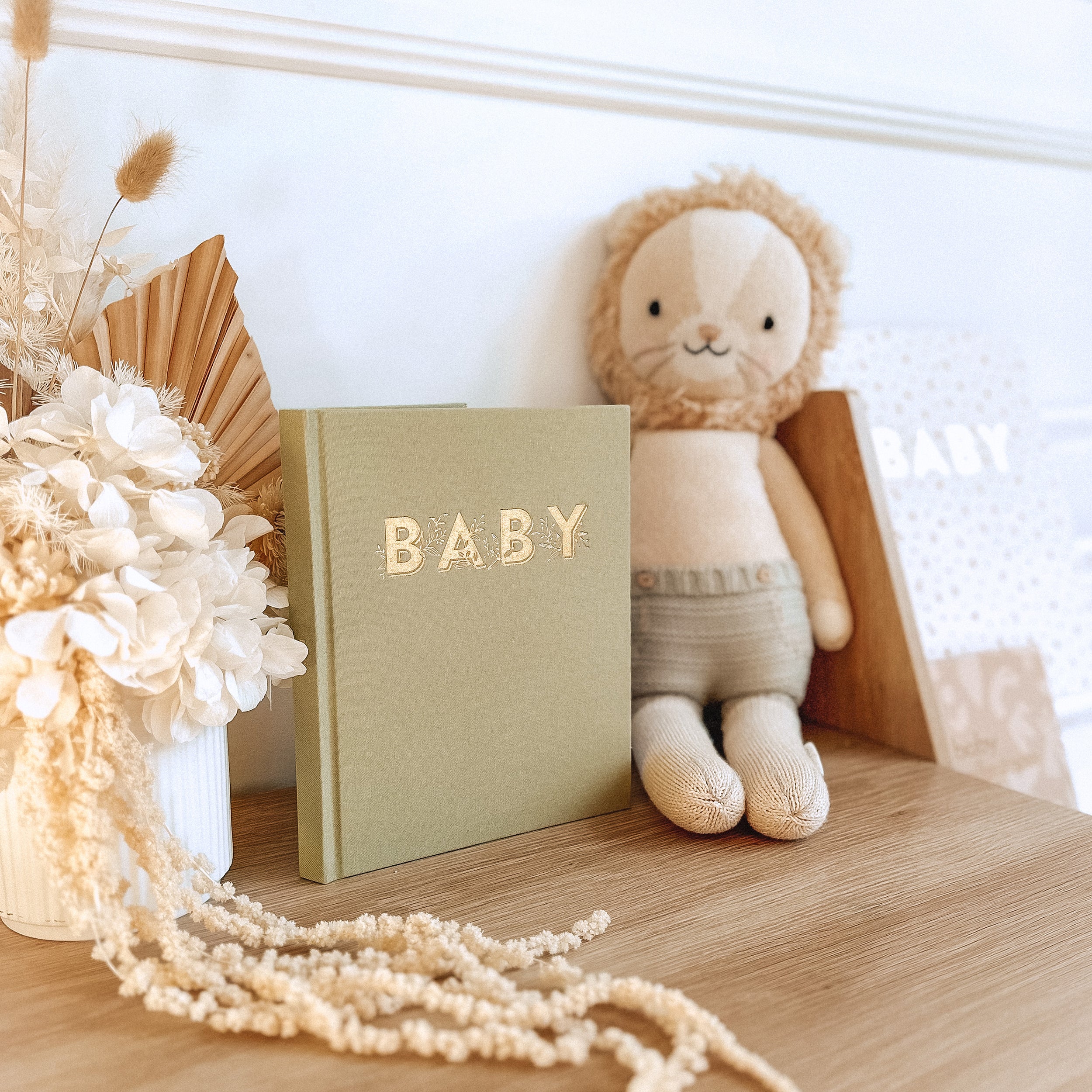 Mini Baby Book Sage - PRE-ORDER (JUNE)