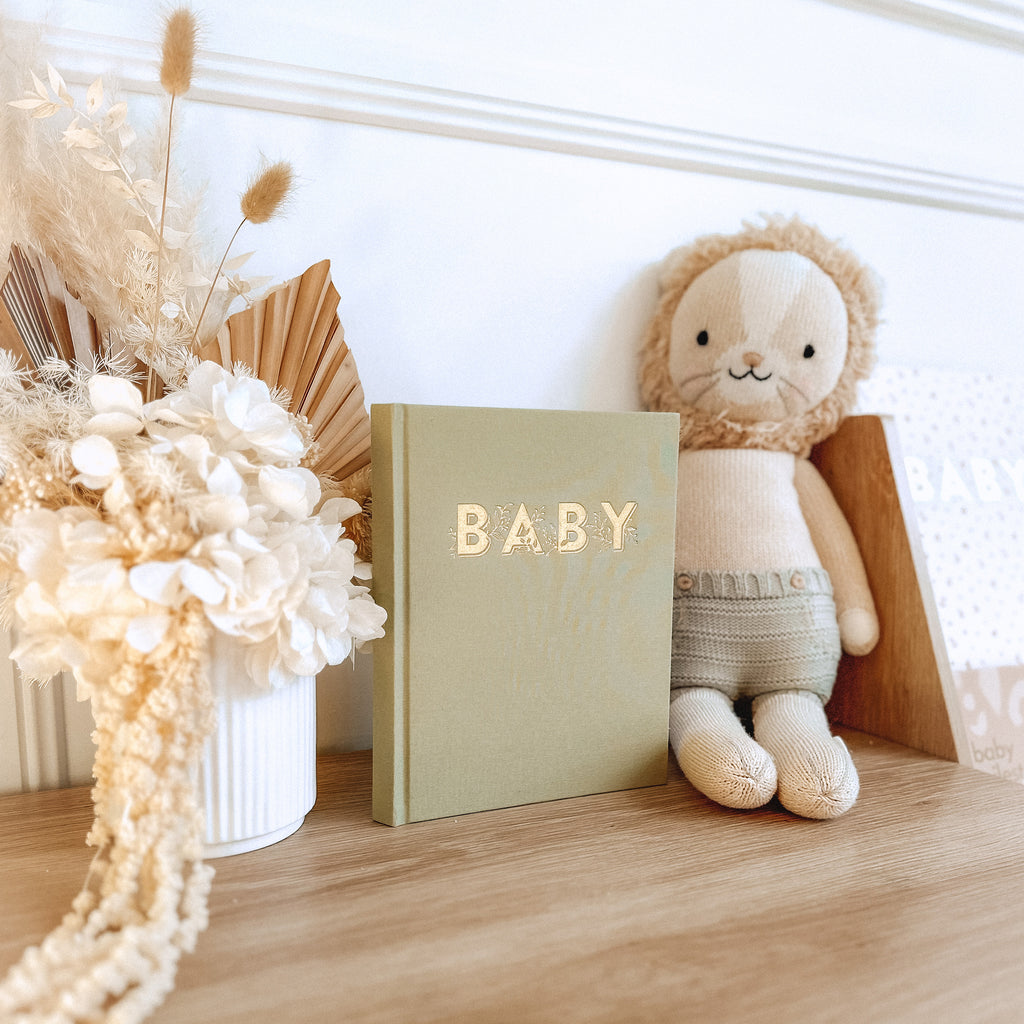 Mini Baby Book Sage - PRE-ORDER (JUNE)