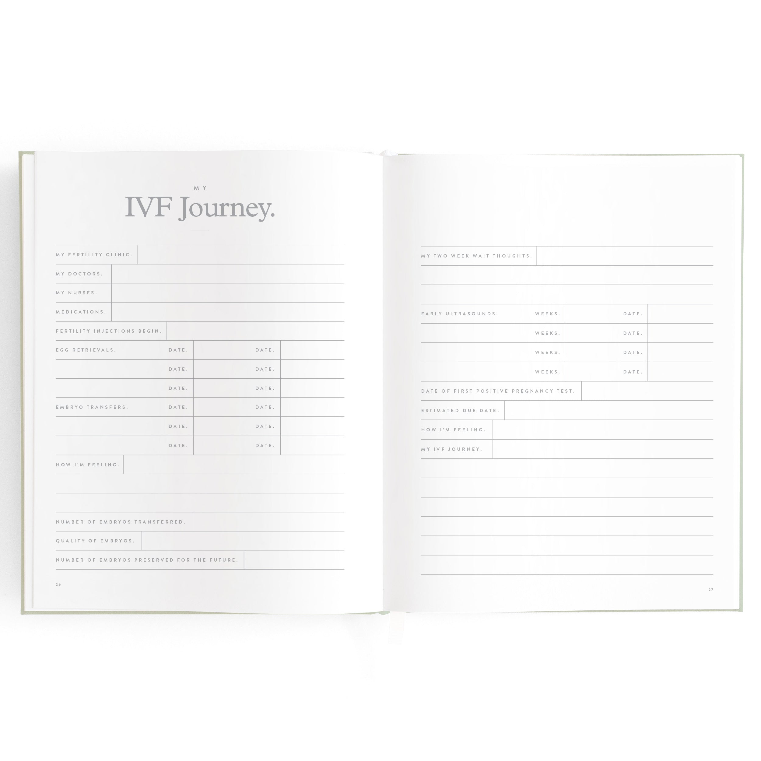 Baby Book Pistachio Boxed - 3rd Edition