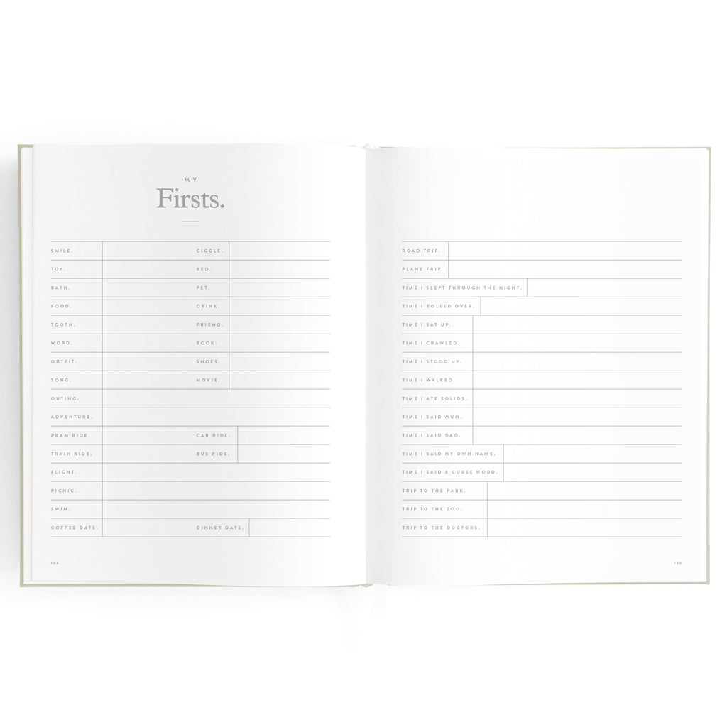 Baby Book Pistachio - 3rd Edition