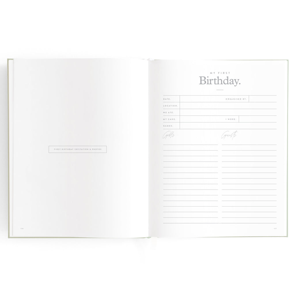 Baby Book Pistachio - 3rd Edition