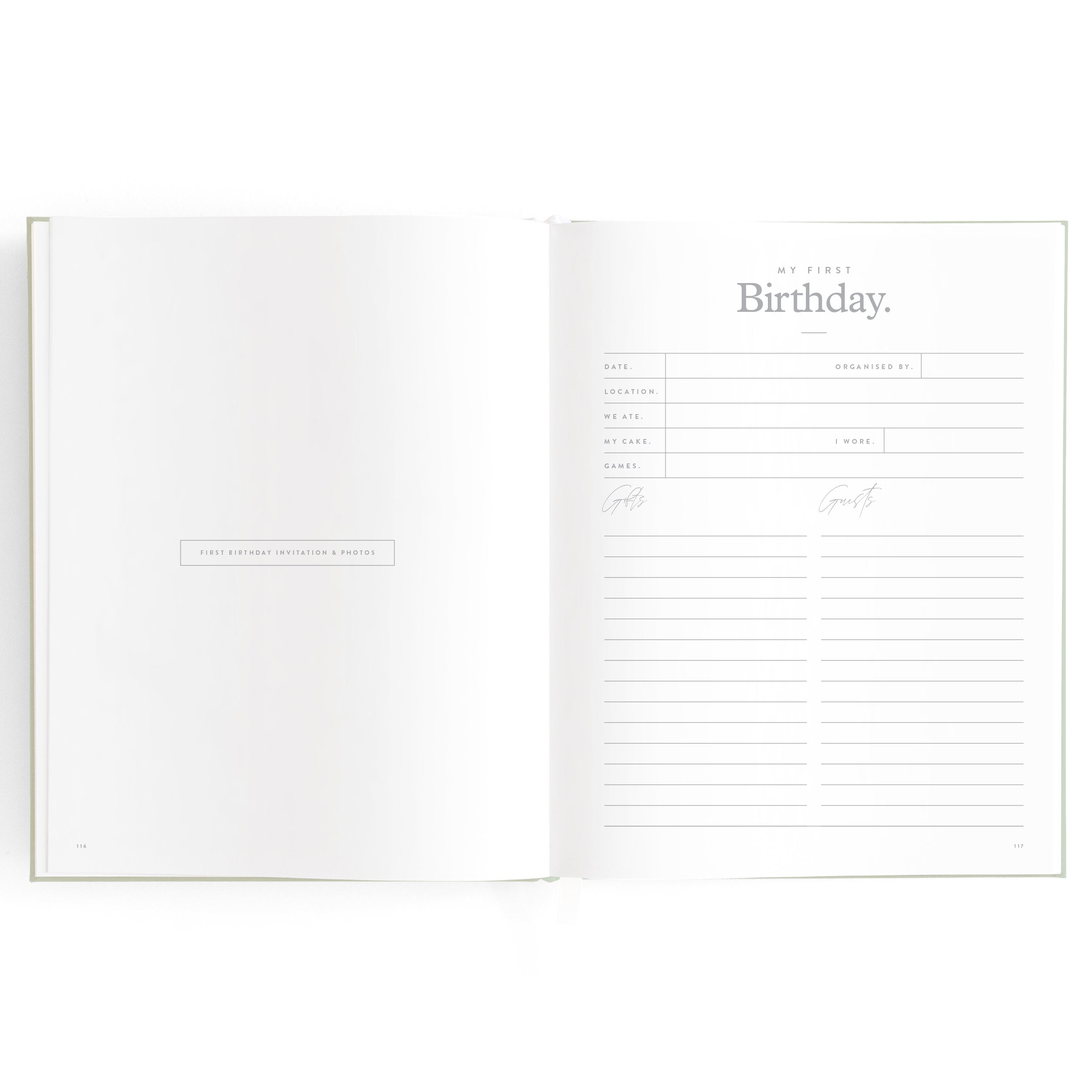 Baby Book Pistachio - 3rd Edition