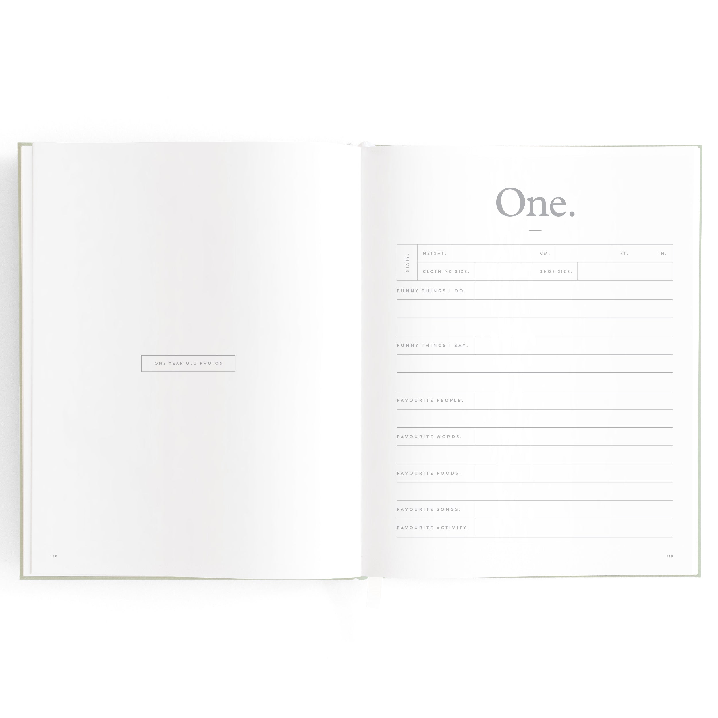 Baby Book Pistachio - 3rd Edition