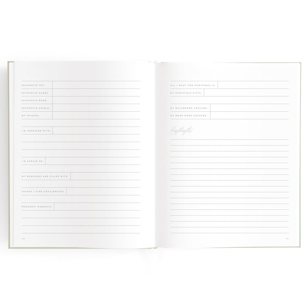 Baby Book Pistachio Boxed - 3rd Edition