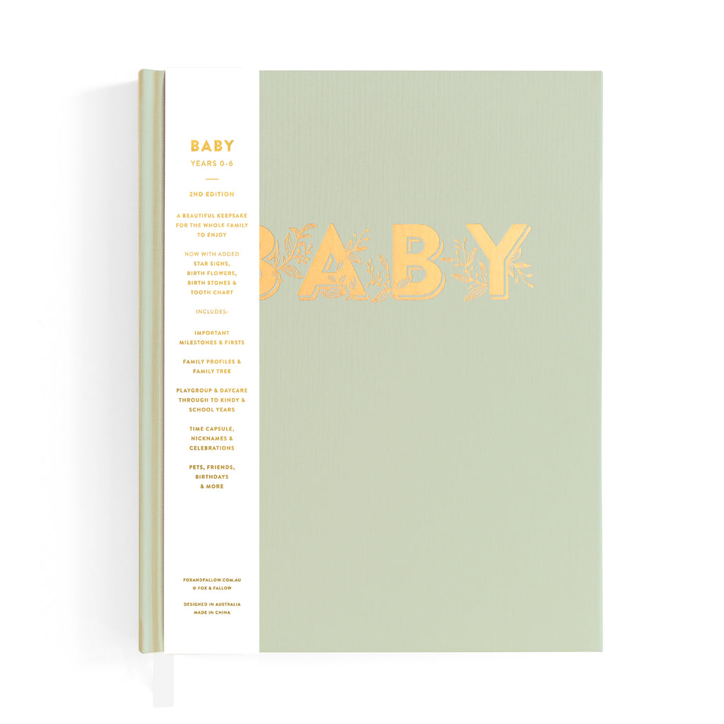Baby Book Pistachio - 3rd Edition