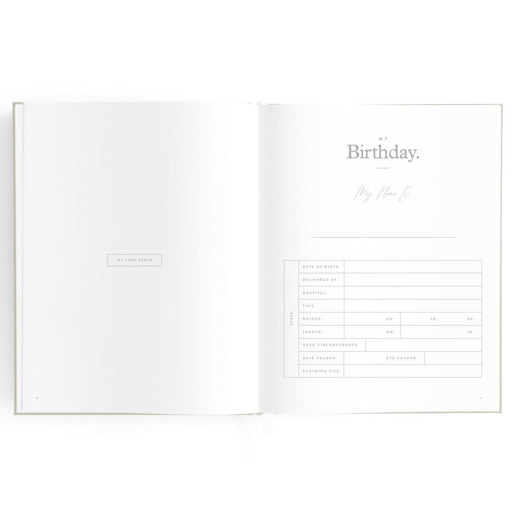 Baby Book Pistachio - 3rd Edition