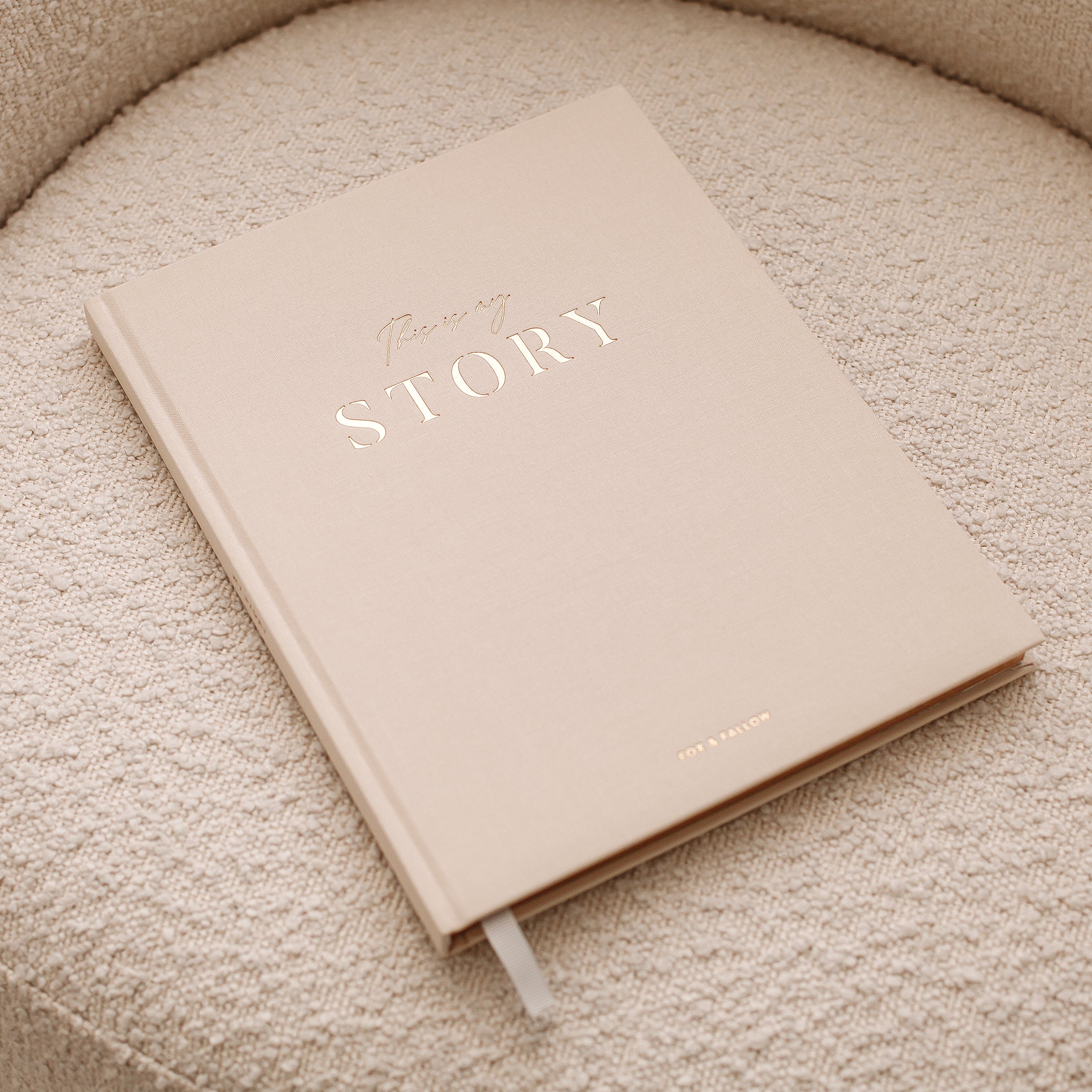 This Is My Story Memoir Journal Cream - PRE-ORDER (ARRIVING MAY)
