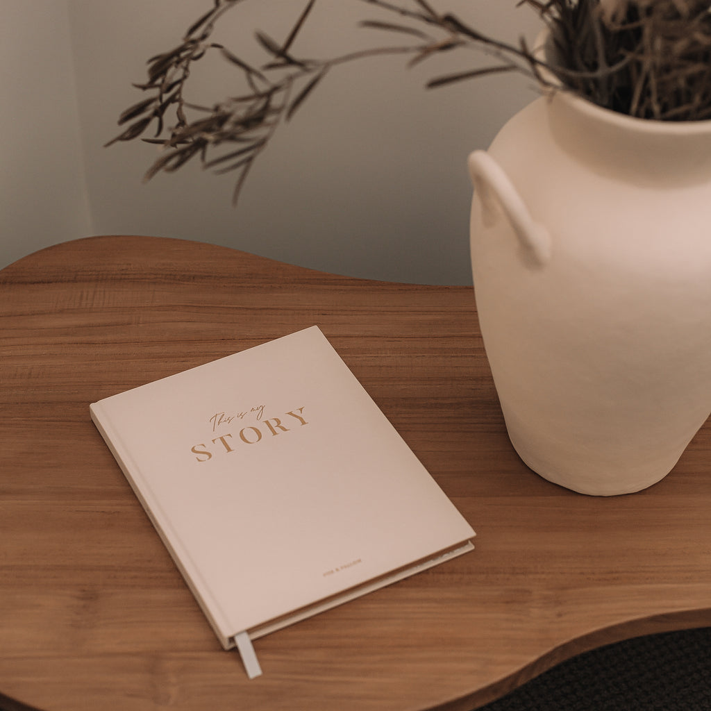This Is My Story Memoir Journal Cream - PRE-ORDER (ARRIVING MAY)
