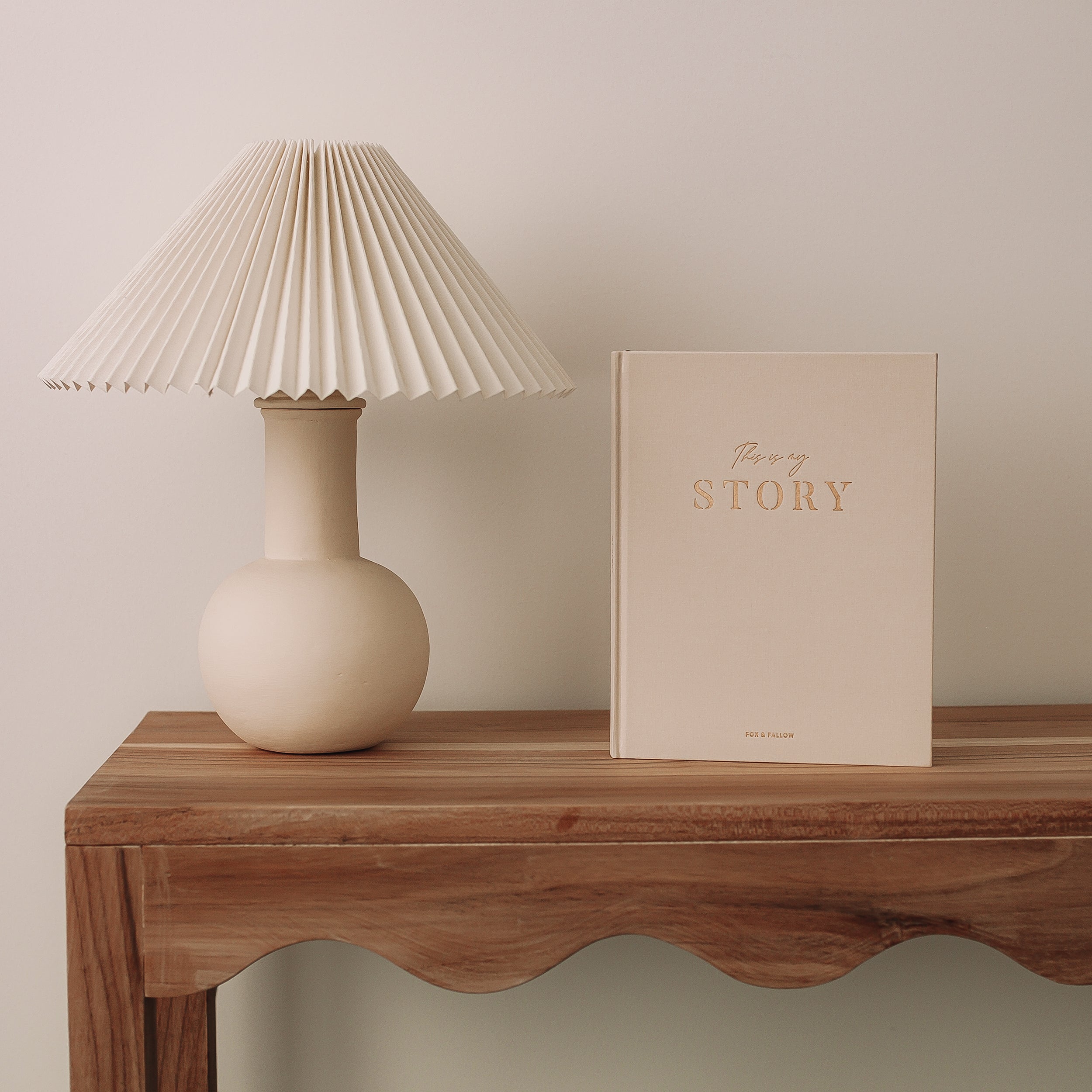 This Is My Story Memoir Journal Cream - PRE-ORDER (ARRIVING MAY)