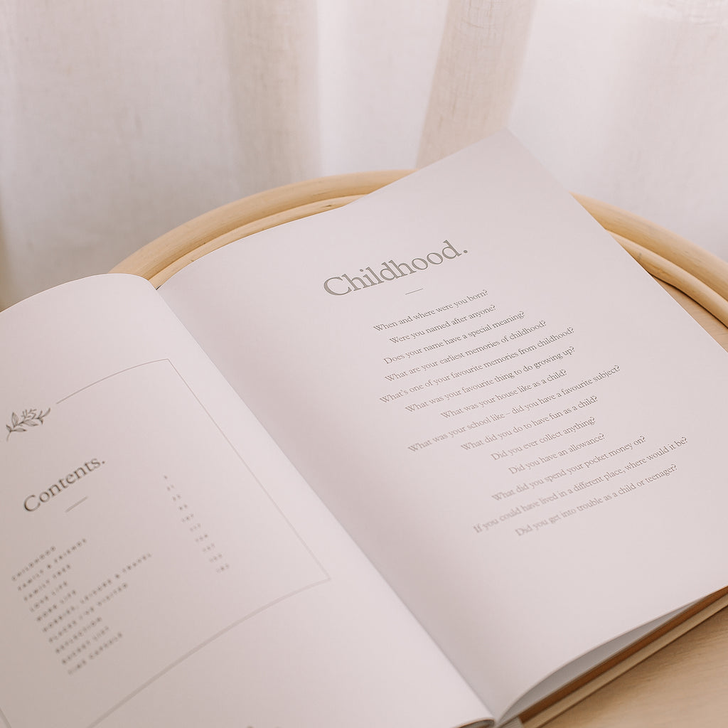 This Is My Story Memoir Journal Cream - PRE-ORDER (ARRIVING MAY)