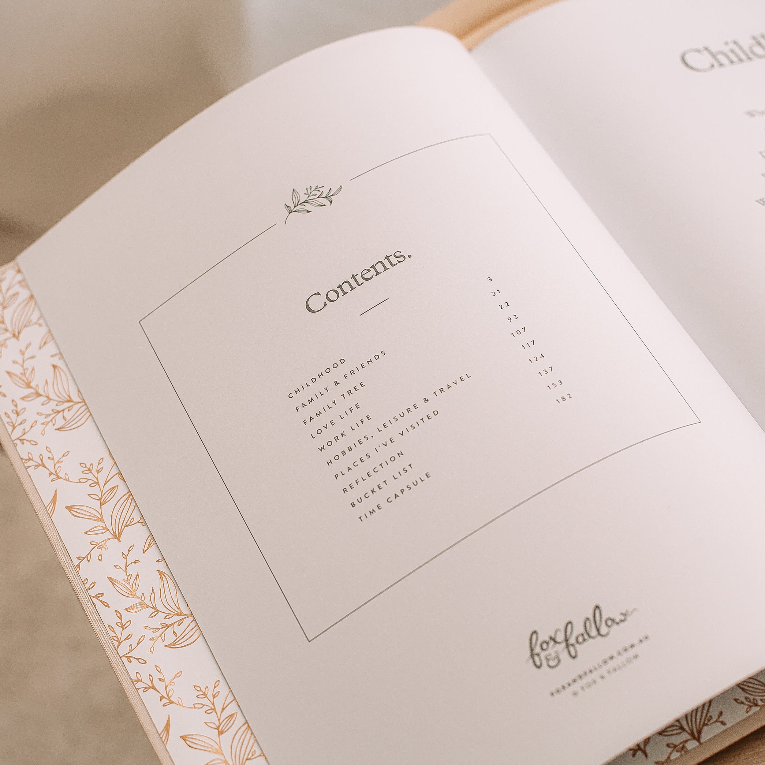 This Is My Story Memoir Journal Cream - PRE-ORDER (ARRIVING MAY)