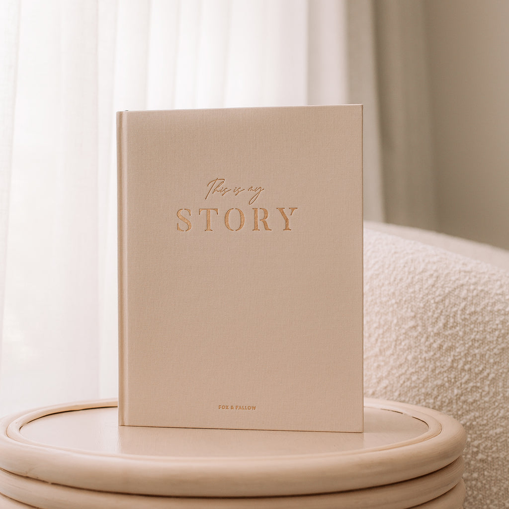 This Is My Story Memoir Journal Cream - PRE-ORDER (ARRIVING MAY)
