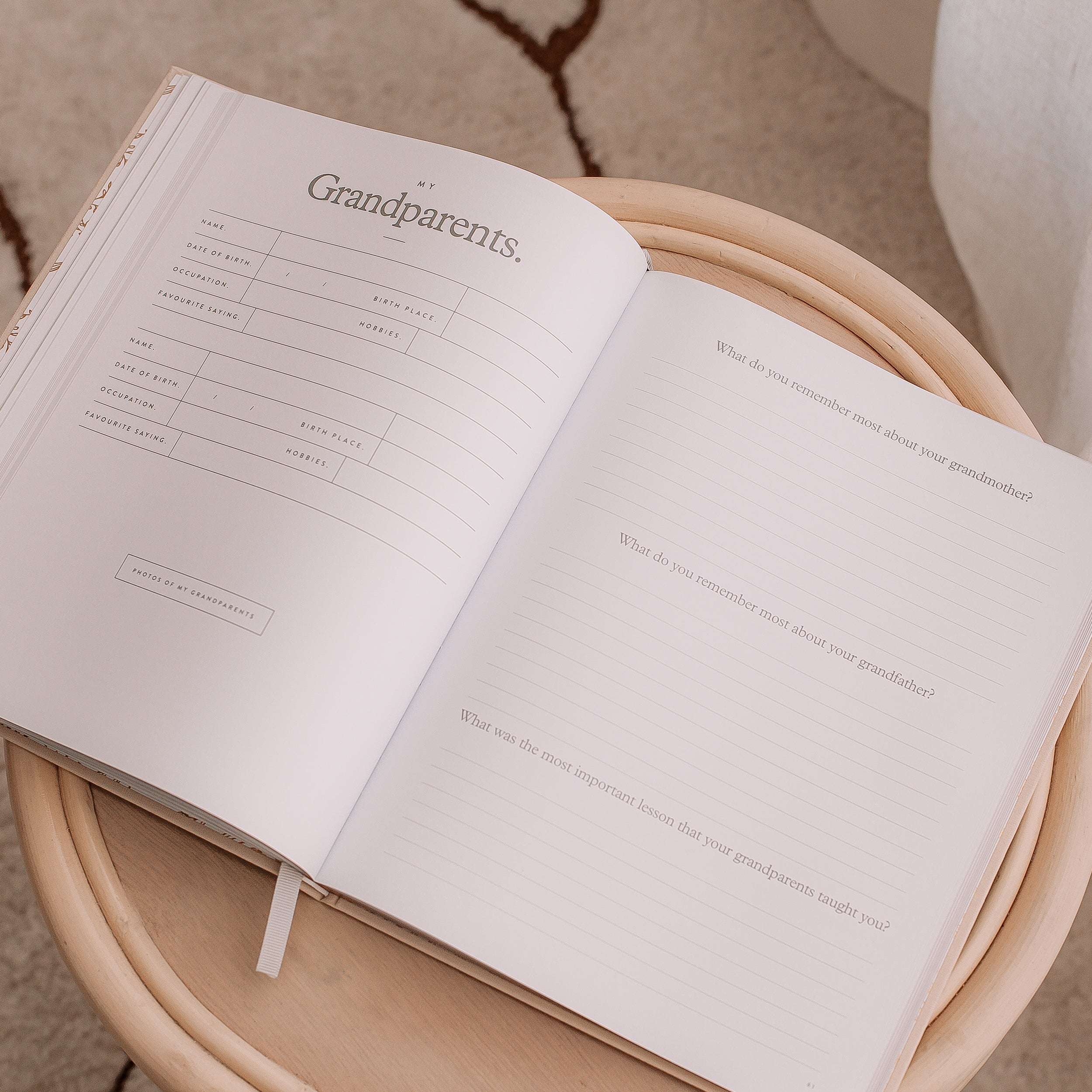 This Is My Story Memoir Journal Cream Boxed - PRE-ORDER (ARRIVING MAY)