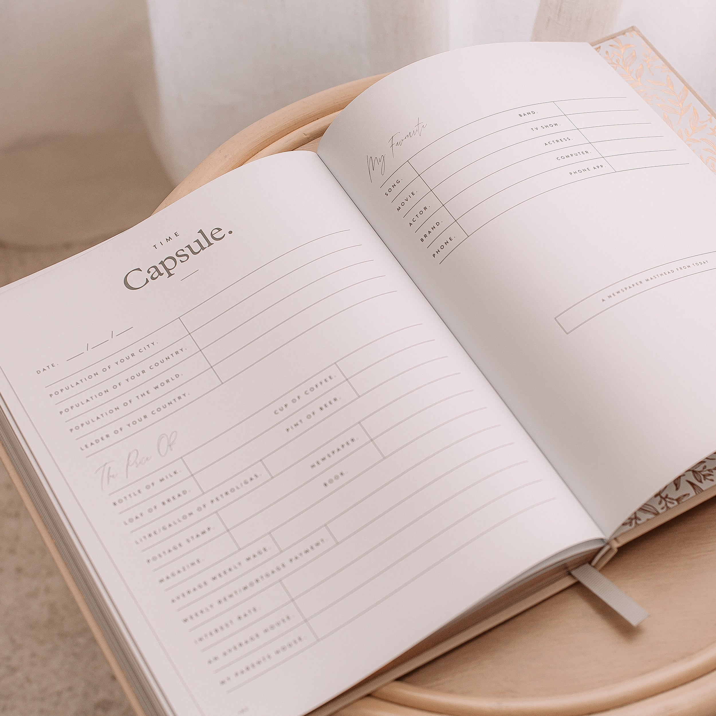 This Is My Story Memoir Journal Cream - PRE-ORDER (ARRIVING MAY)