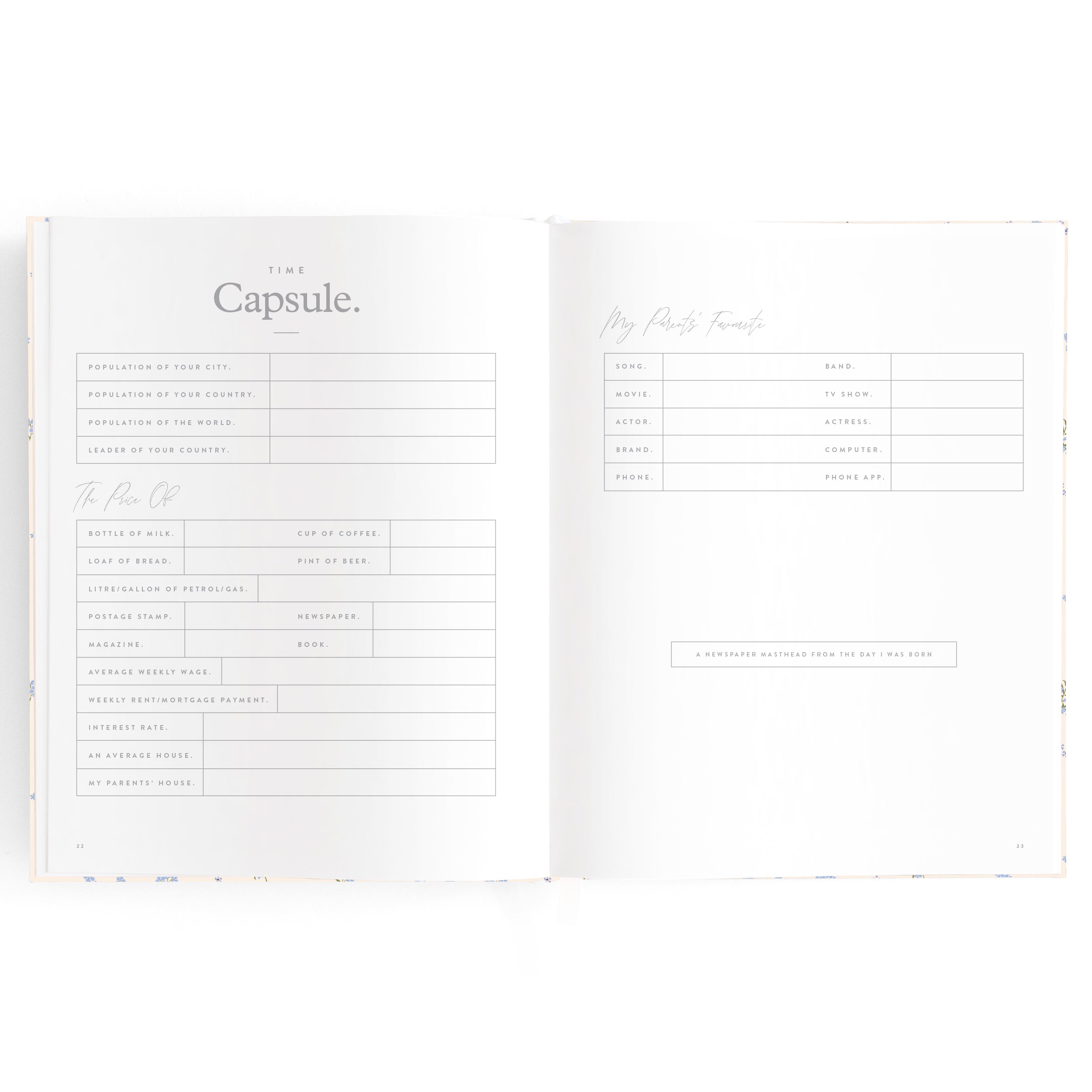 Baby Book Bellflower - 3rd Edition - PRE-ORDER (MAY)