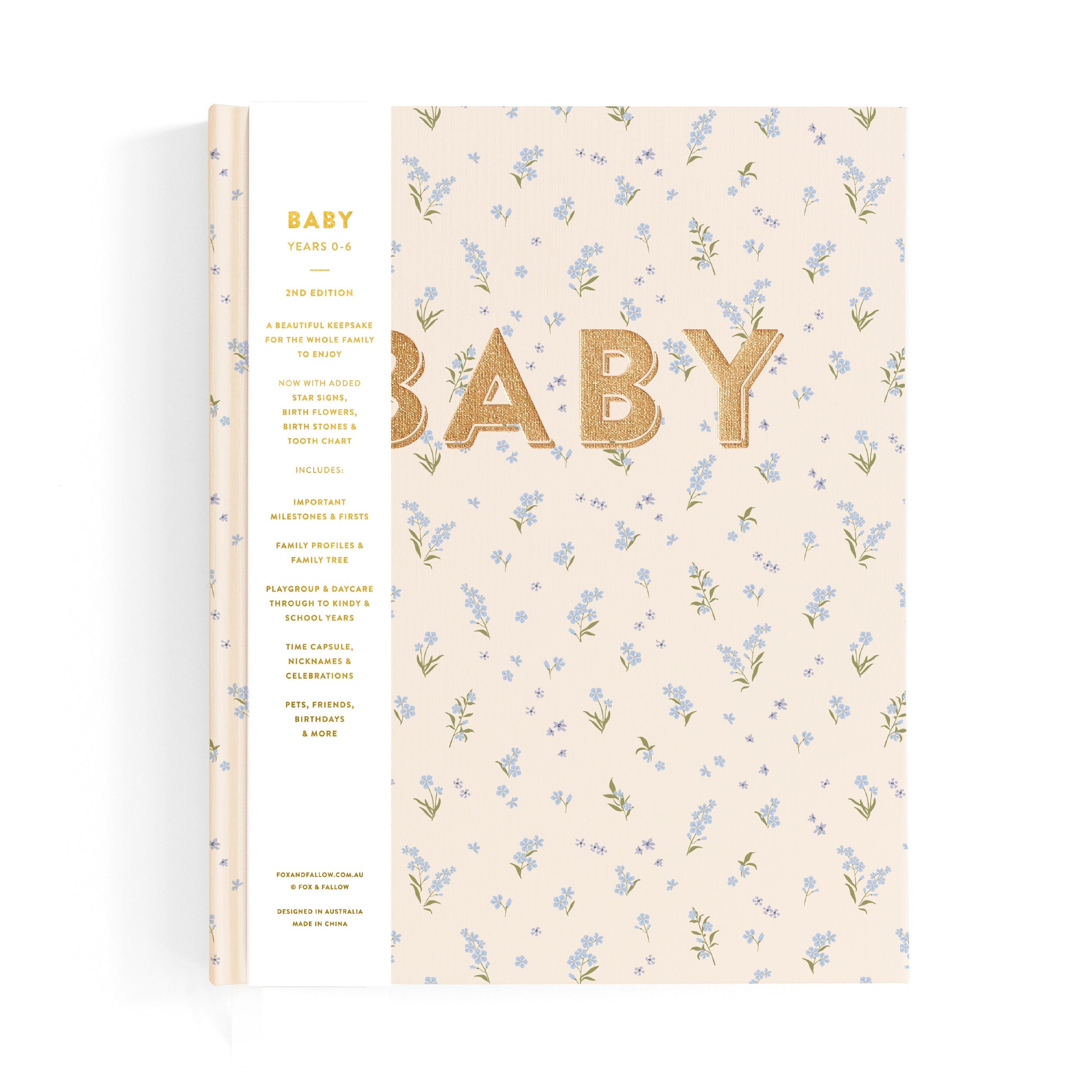 Baby Book Bellflower Boxed - 3rd Edition - PRE-ORDER (MAY)