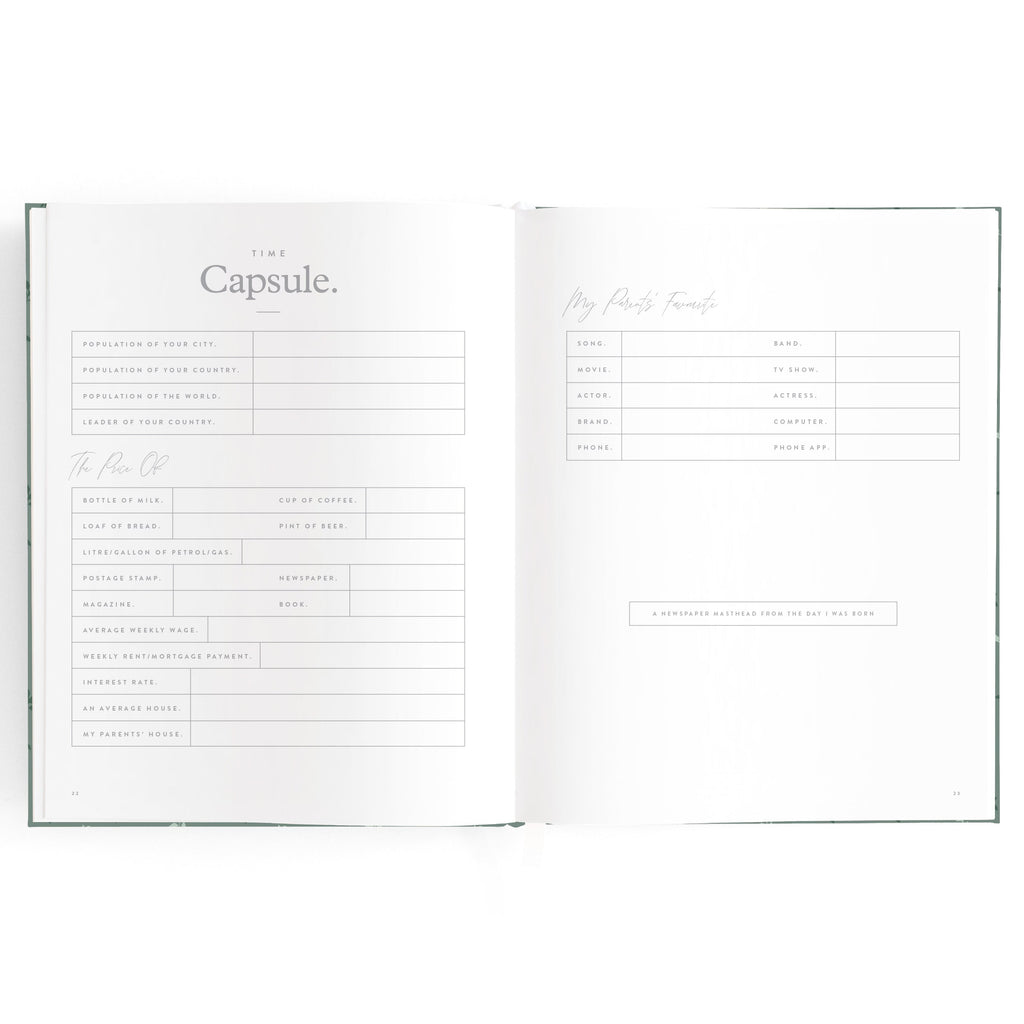 Baby Book Pine - SECONDS