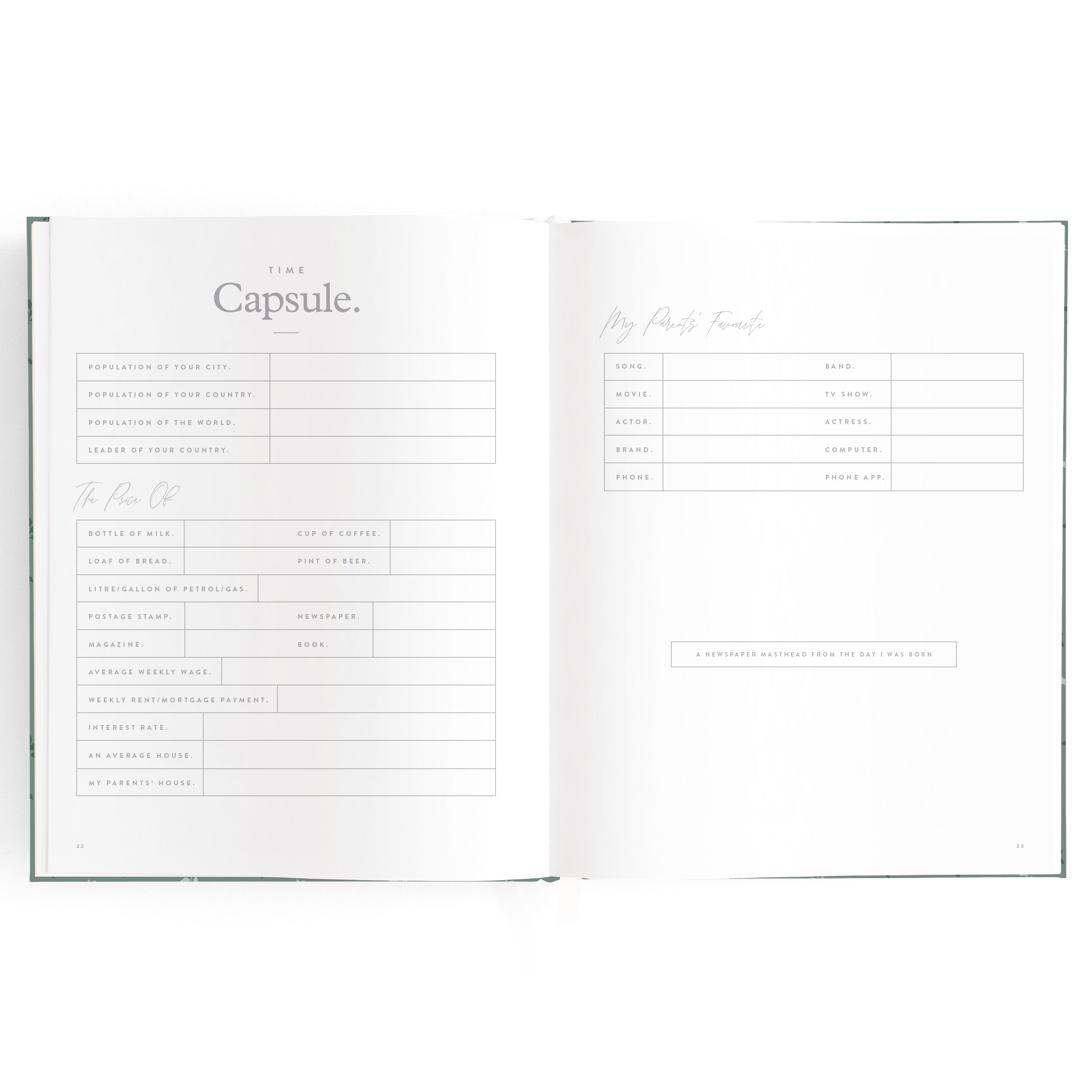 Baby Book Pine - SECONDS