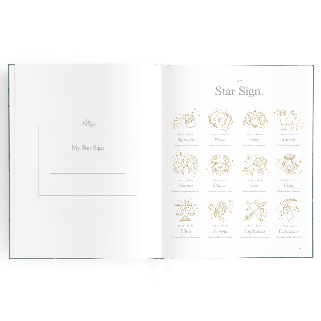 Baby Book Pine Boxed