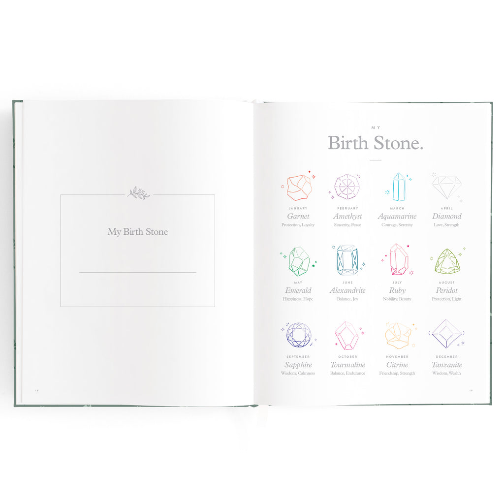 Baby Book Pine Boxed