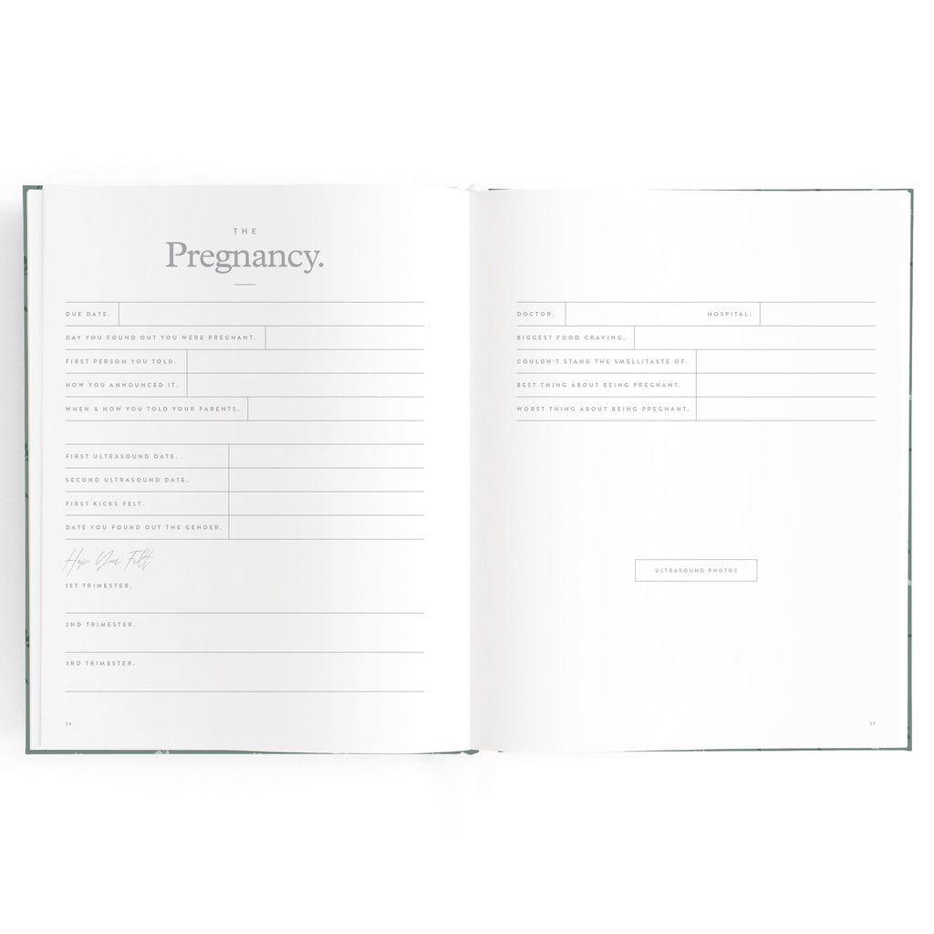 Baby Book Pine - SECONDS