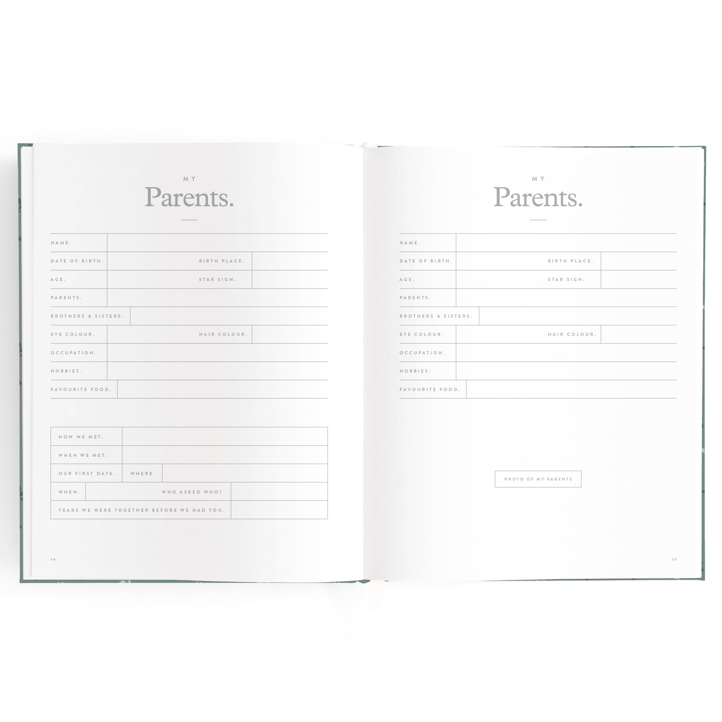 Baby Book Pine - SECONDS