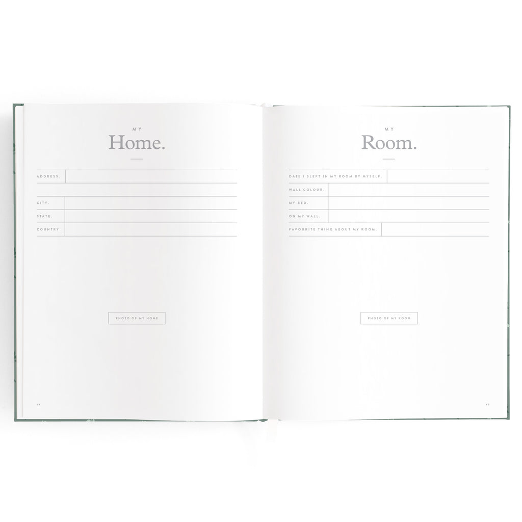 Baby Book Pine Boxed