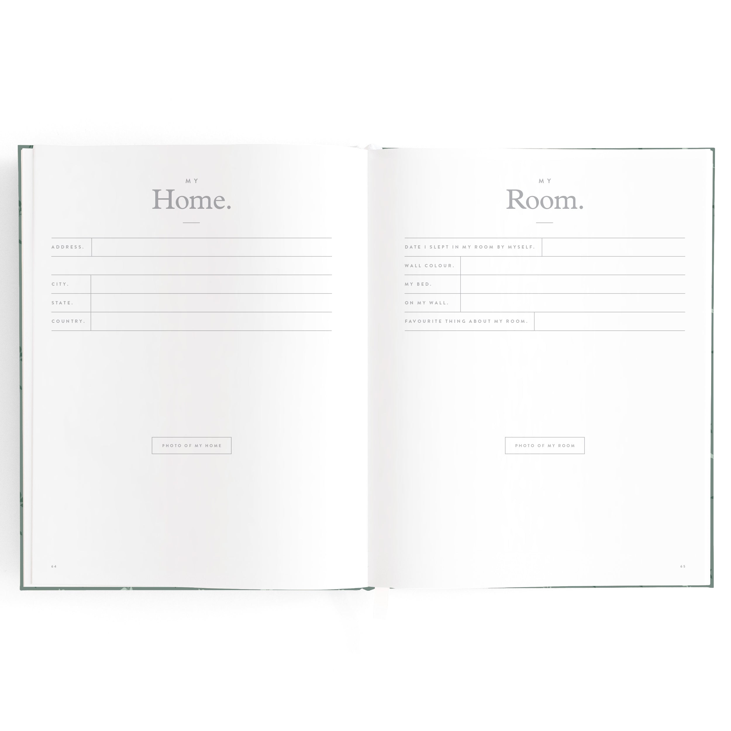 Baby Book Pine Boxed