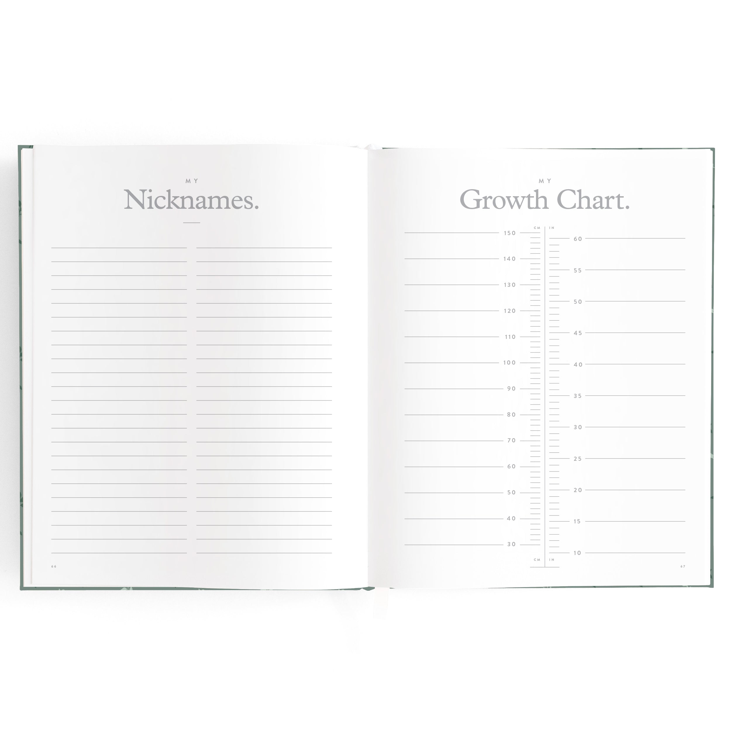 Baby Book Pine - SECONDS