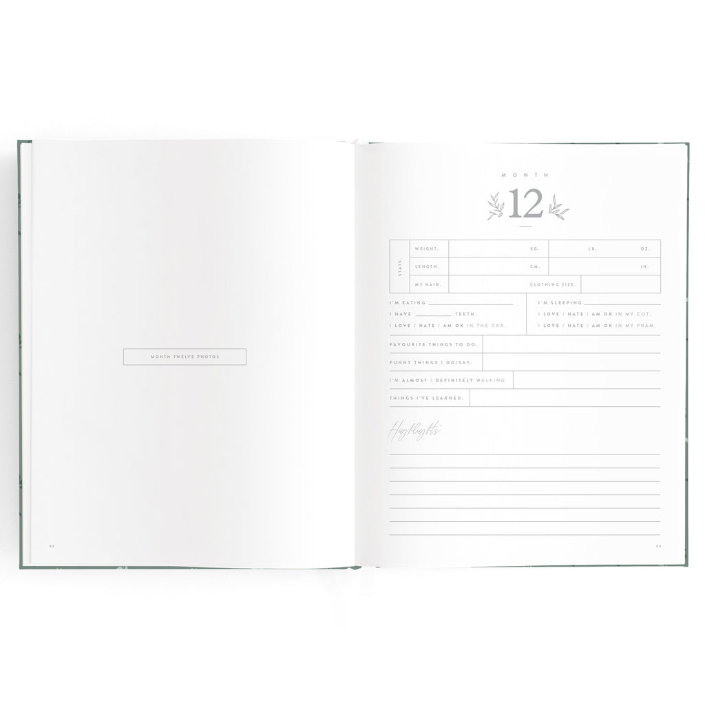 Baby Book Pine - SECONDS