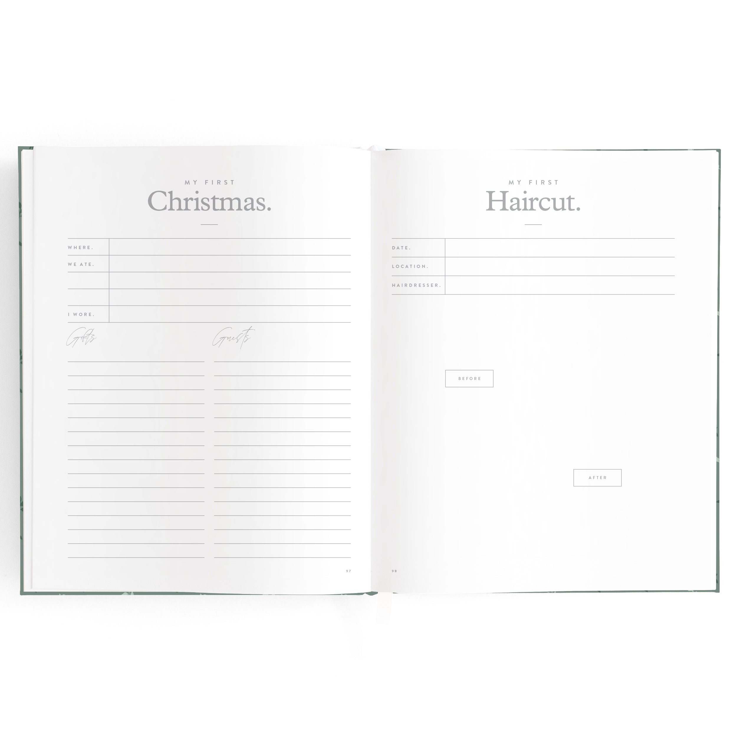 Baby Book Pine - SECONDS