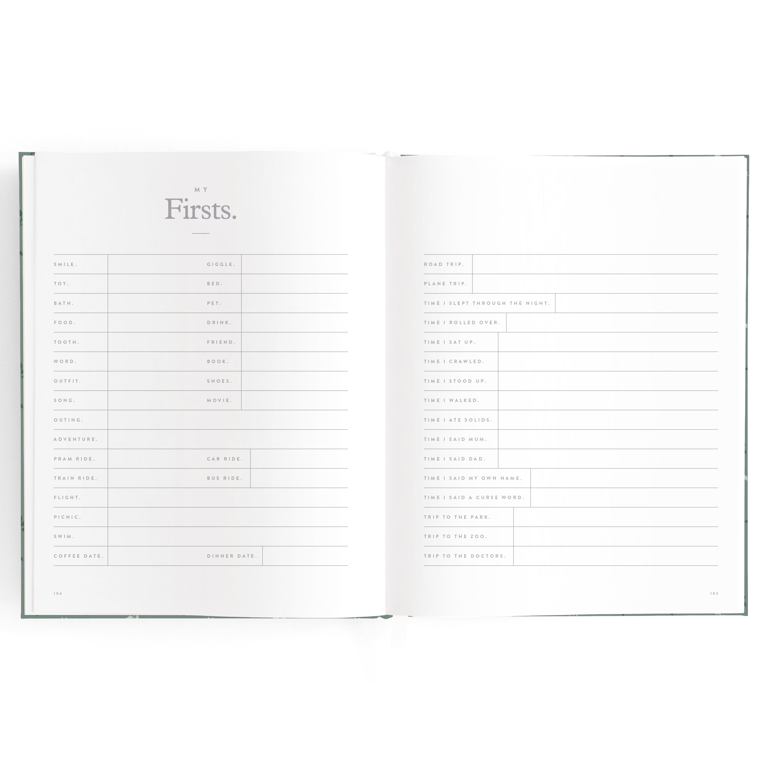 Baby Book Pine - SECONDS