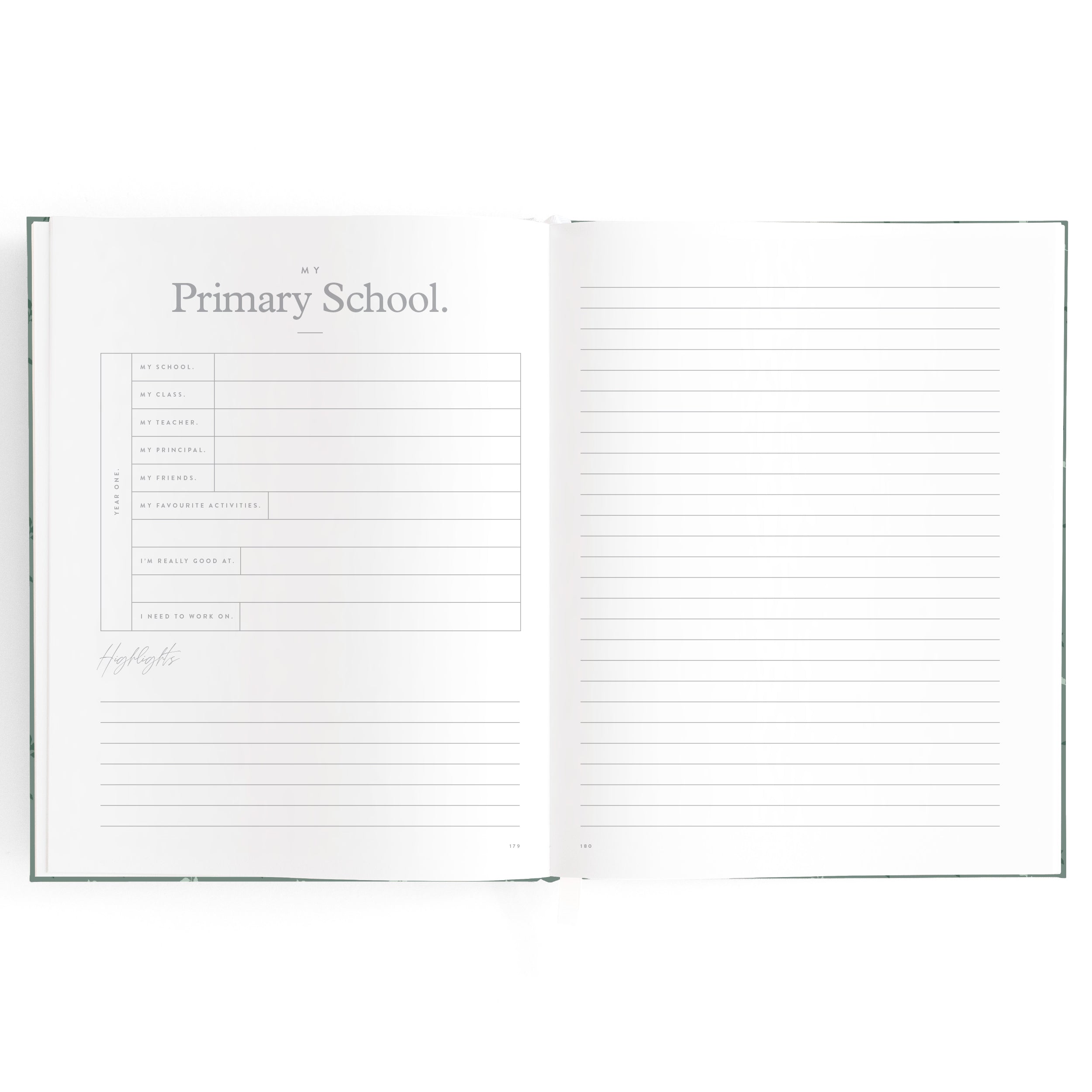 Baby Book Pine - SECONDS