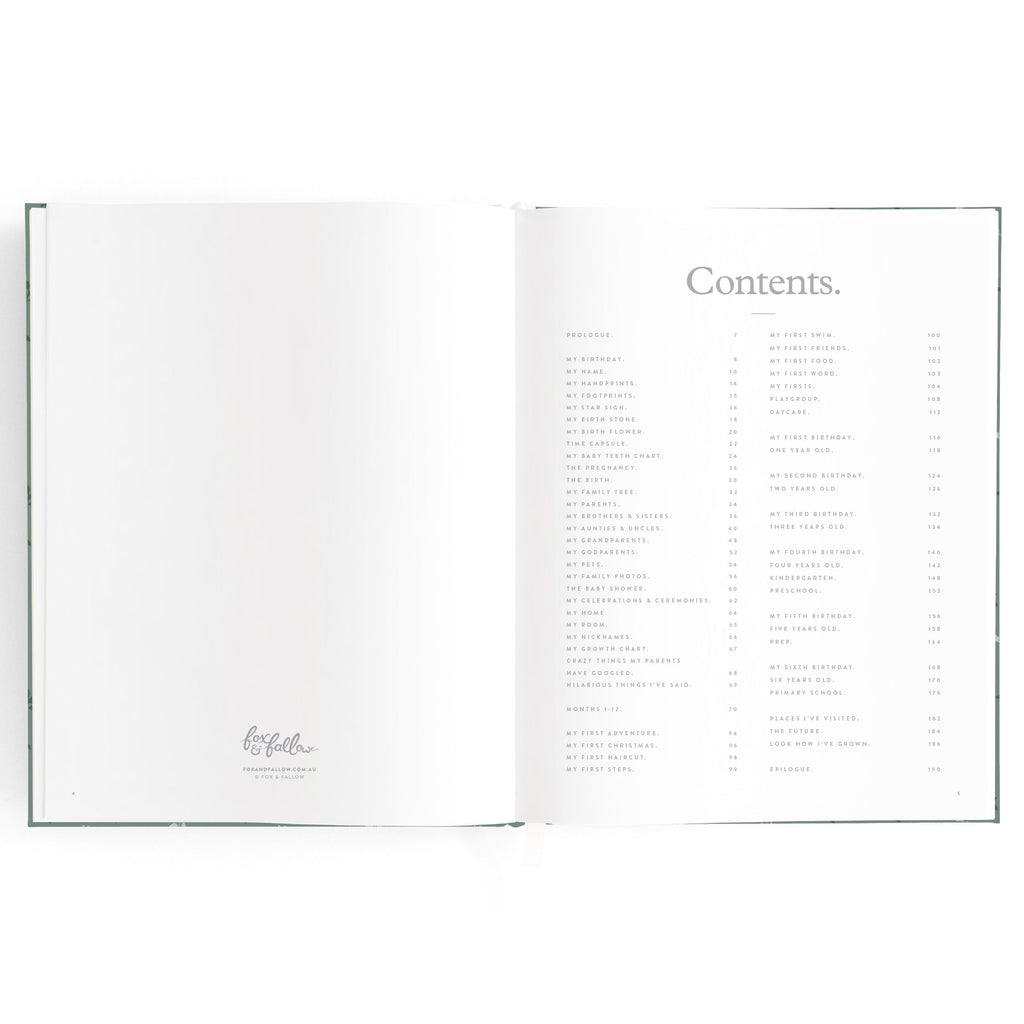 Baby Book Pine - SECONDS