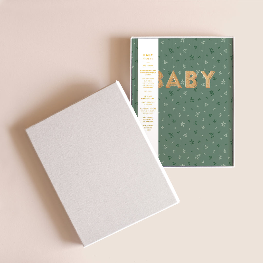 Baby Book Pine Boxed