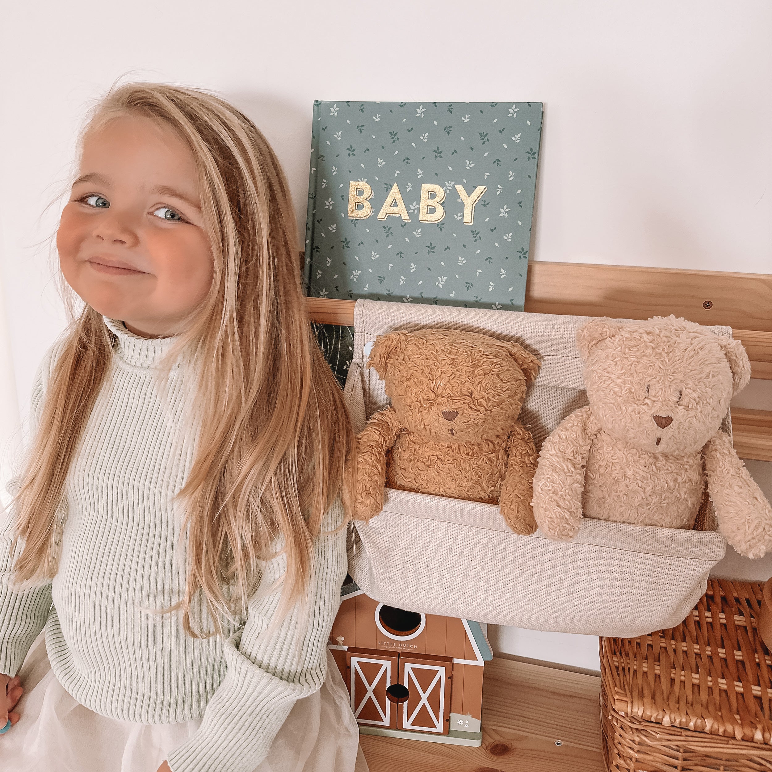 Baby Book Pine Boxed