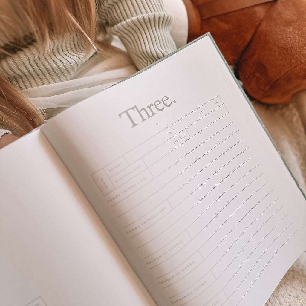 Baby Book Pine Boxed