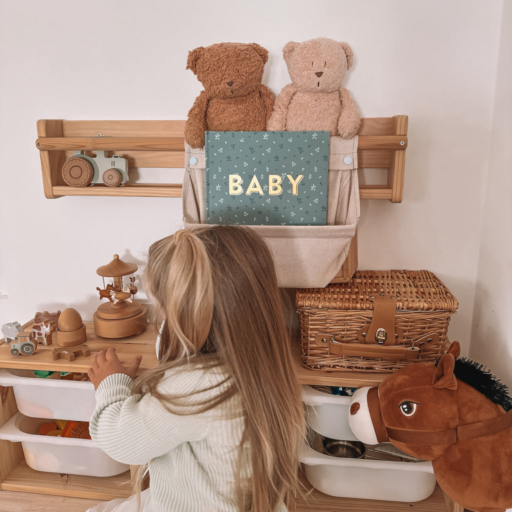 Baby Book Pine Boxed