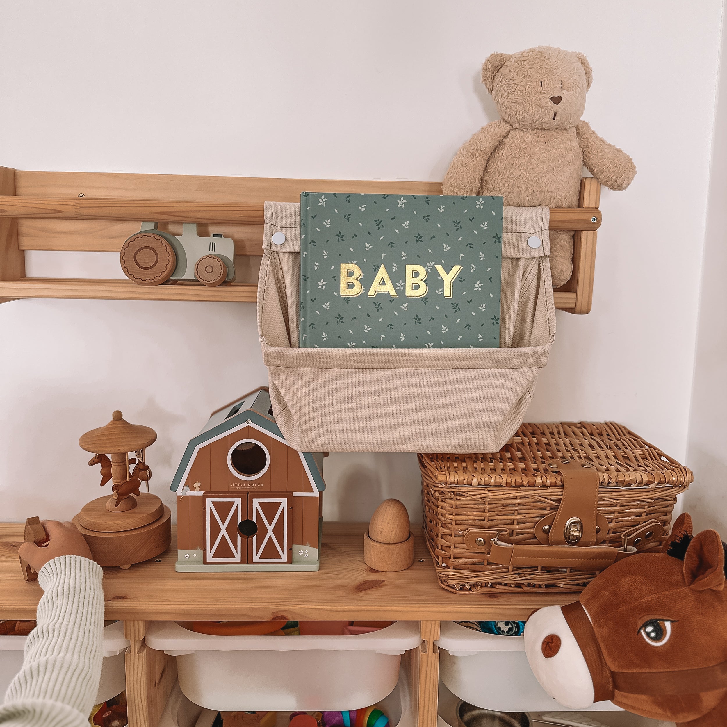 Baby Book Pine Boxed