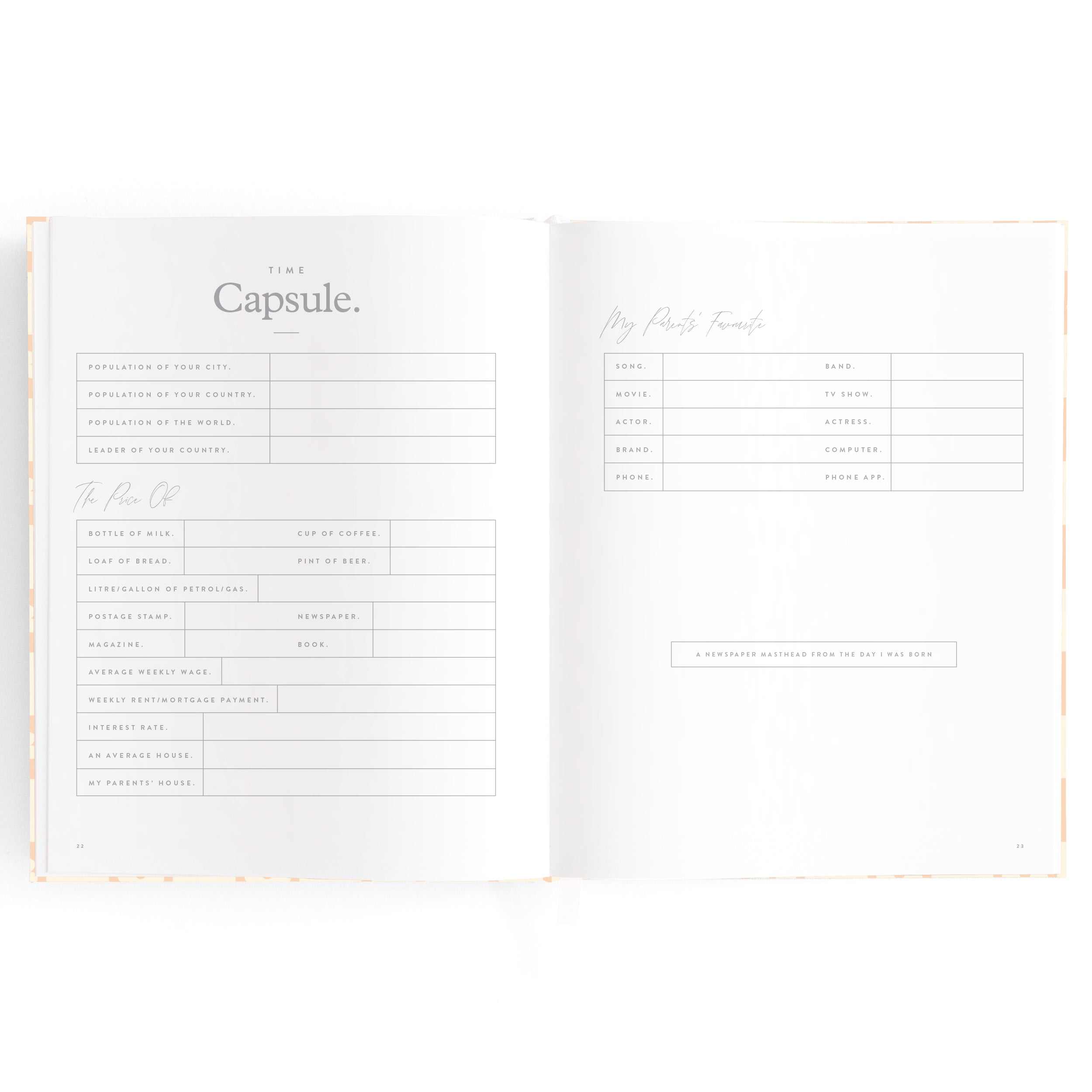 Baby Book Daisy Grid