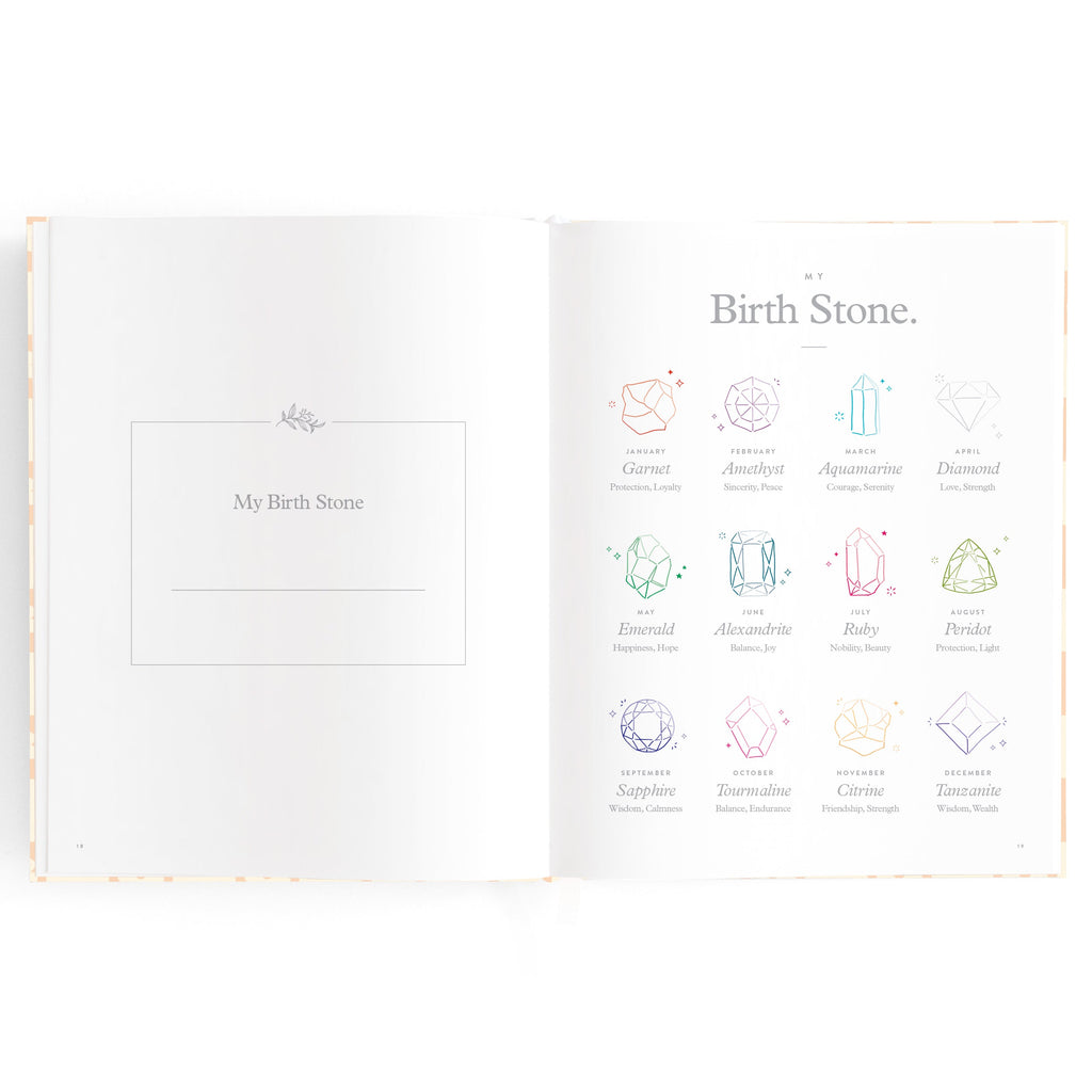 Baby Book Daisy Grid Boxed