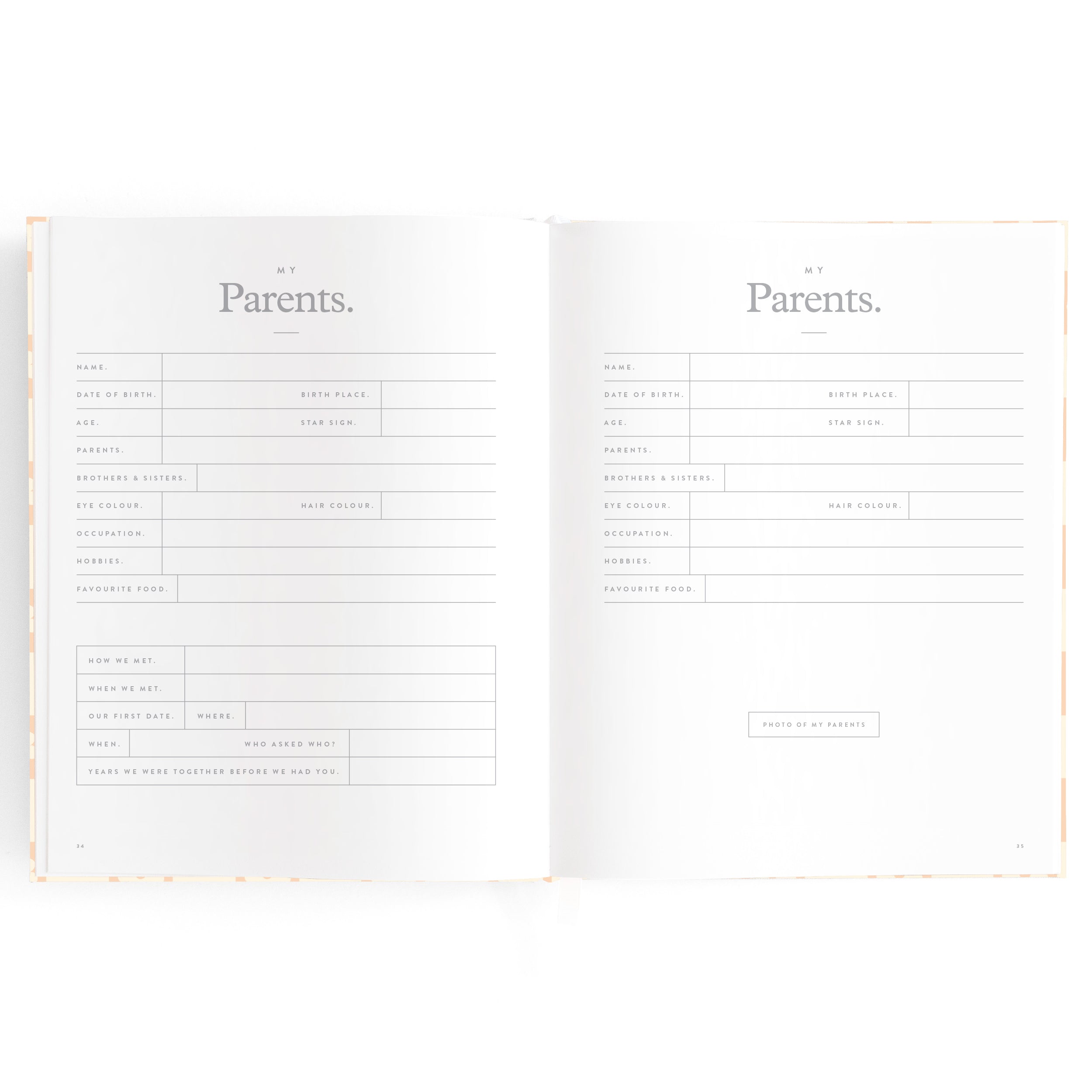 Baby Book Daisy Grid