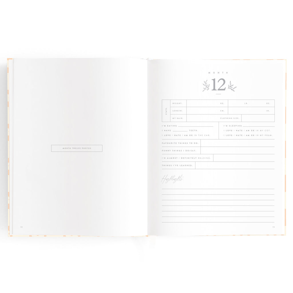 Baby Book Daisy Grid