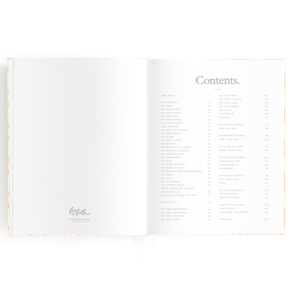 Baby Book Daisy Grid