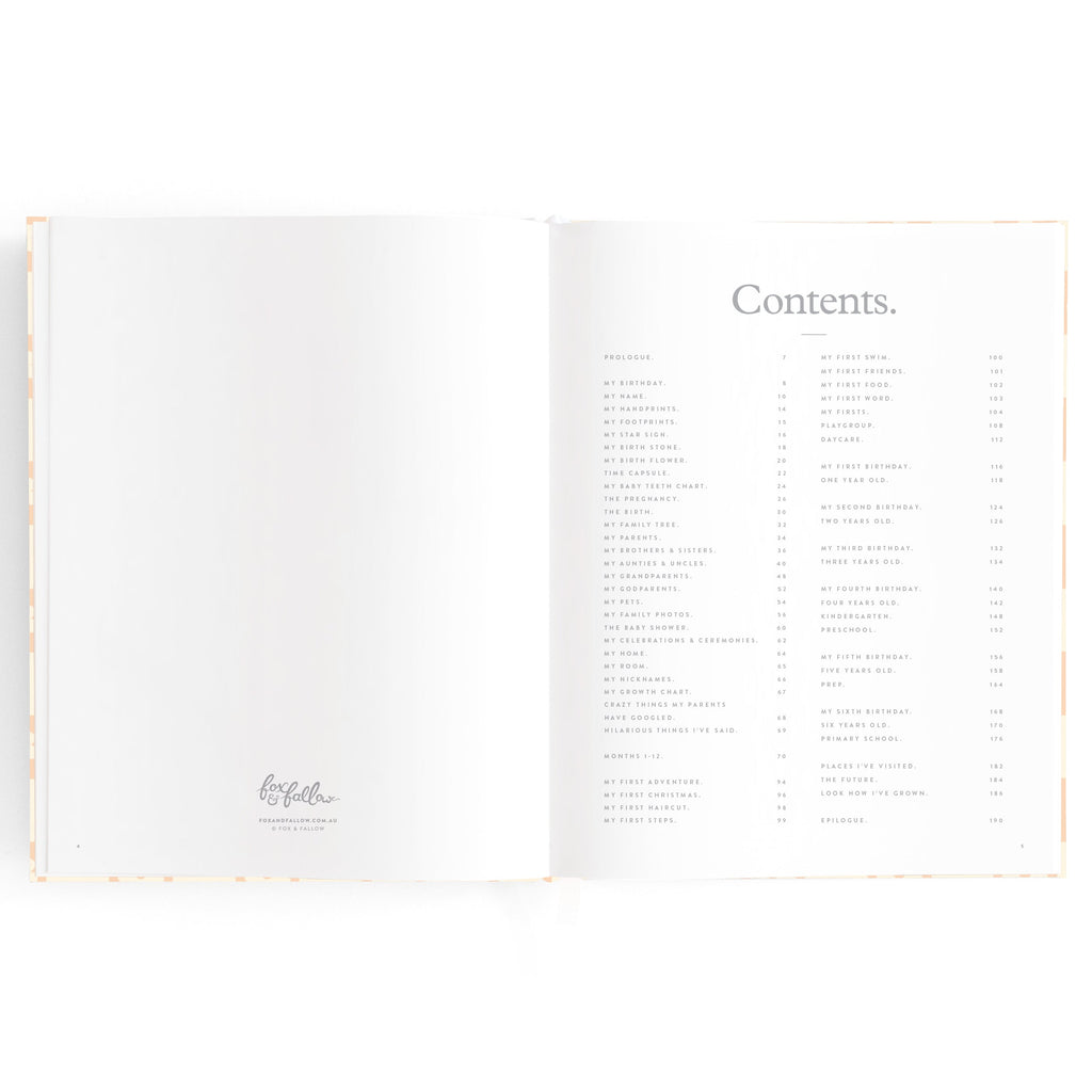 Baby Book Daisy Grid - SECONDS