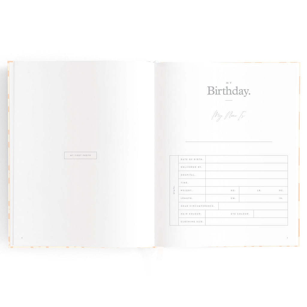 Baby Book Daisy Grid Boxed