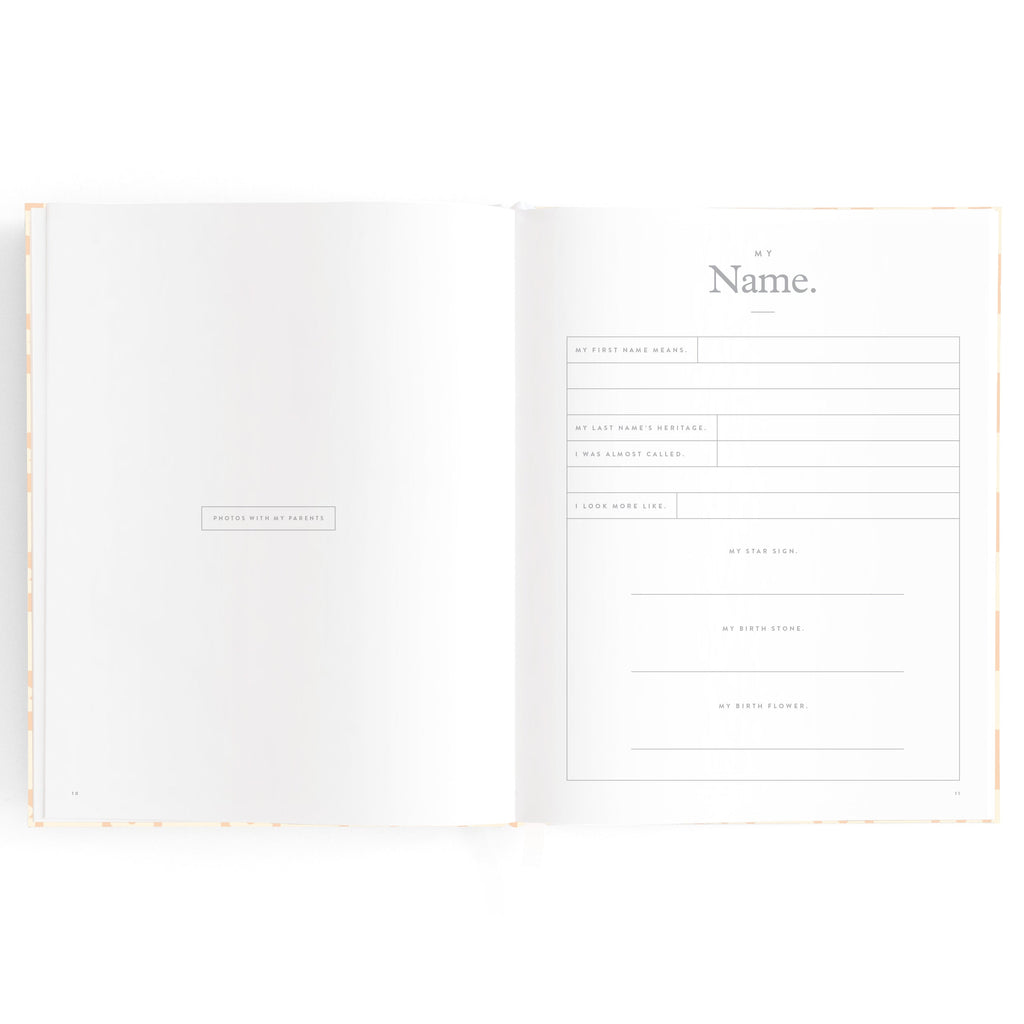 Baby Book Daisy Grid Boxed