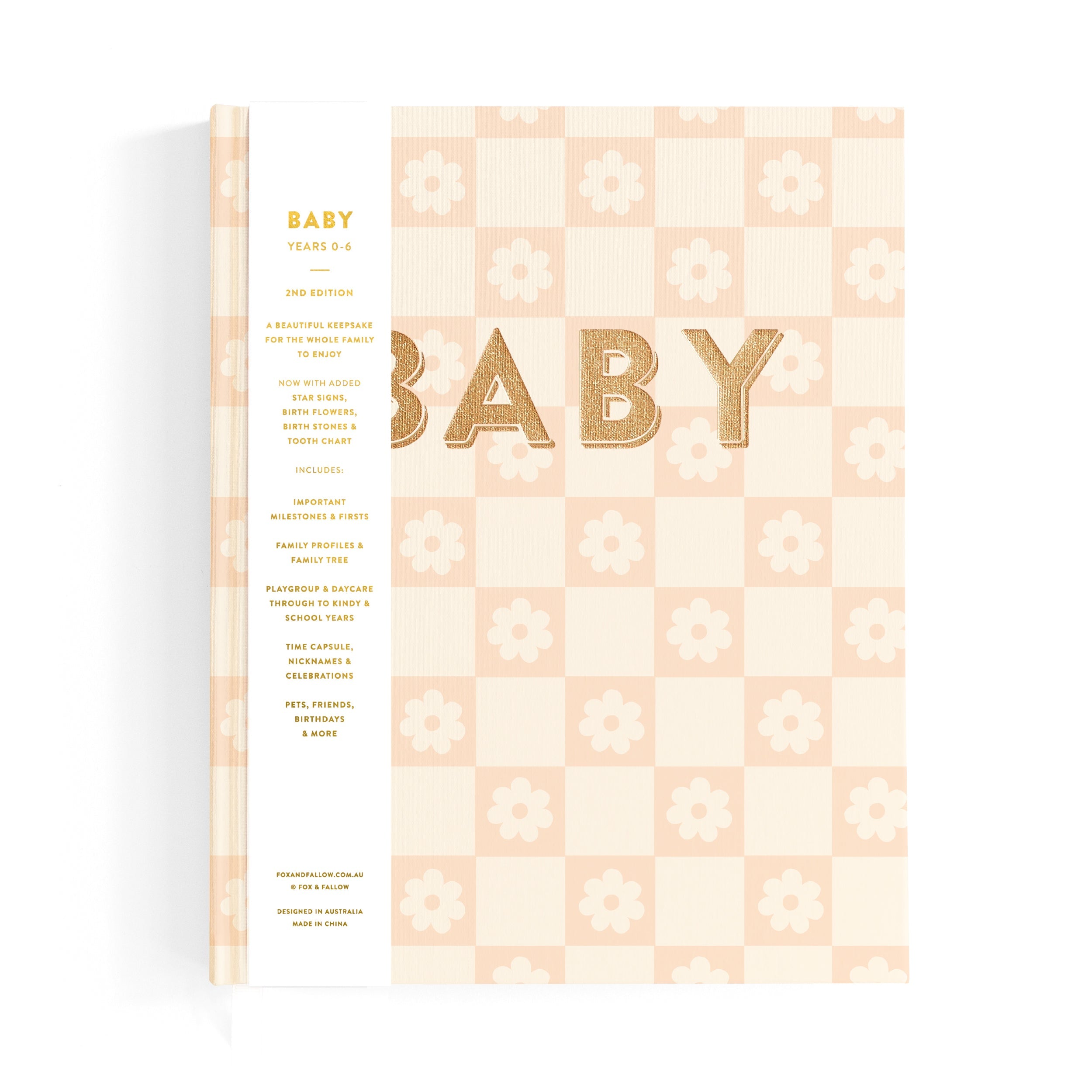 Baby Book Daisy Grid - SECONDS