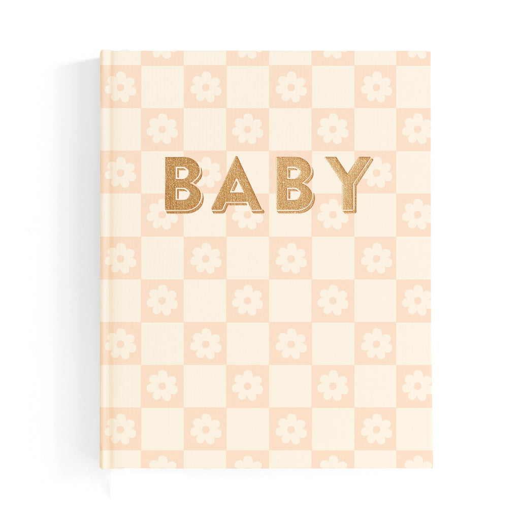 Baby Book Daisy Grid Boxed