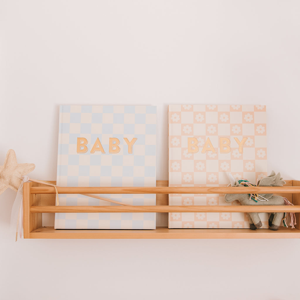 Baby Book Blue Check - 3rd Edition